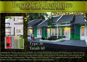 Perumahan Syariah di Cipayung Depok Barazaki Residence 2