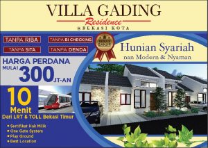 Perumahan Syariah di Bekasi Villa Gading Residence