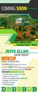 Perumahan Syariah Terbesar Islamic Green Park Gunung Sindur