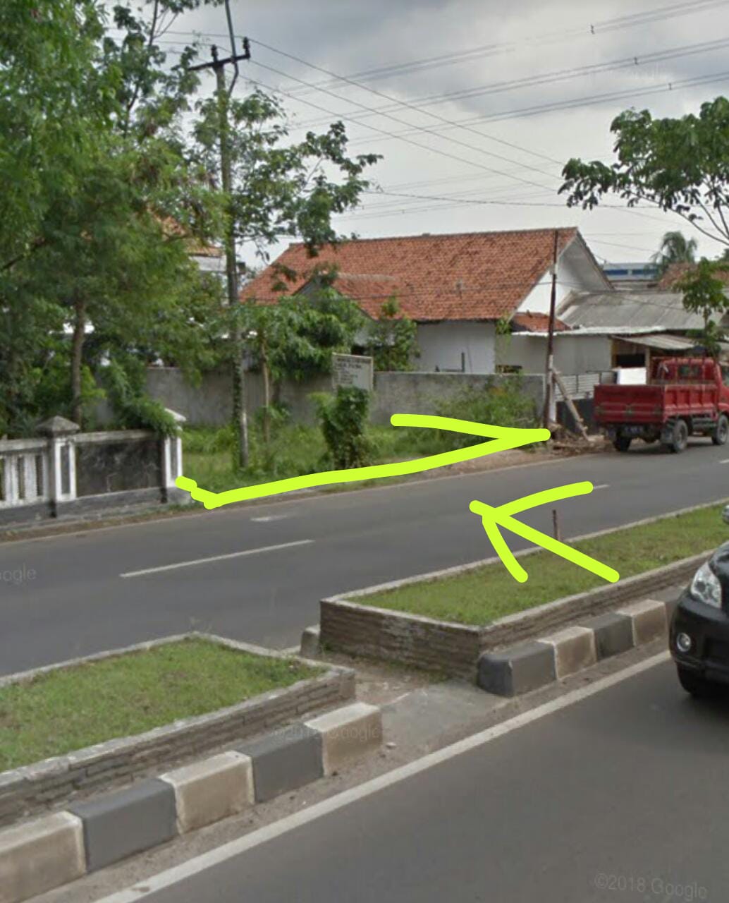 Jual Tanah di Jl.Raya Serang-Pandeglang Tengah Kota Sertifikat SHM