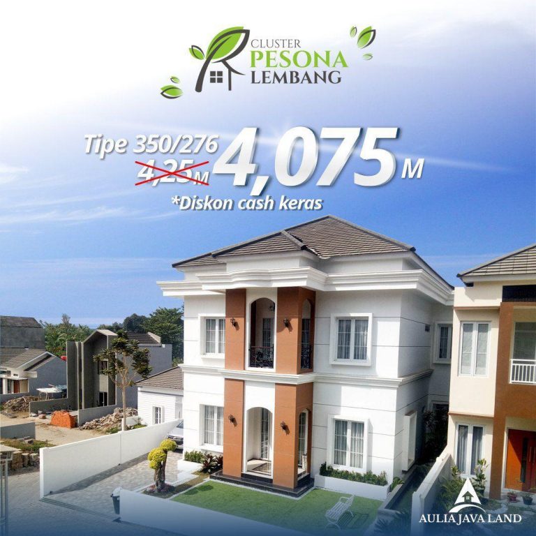 rumah di Lembang type 350 ready stock 4,25m