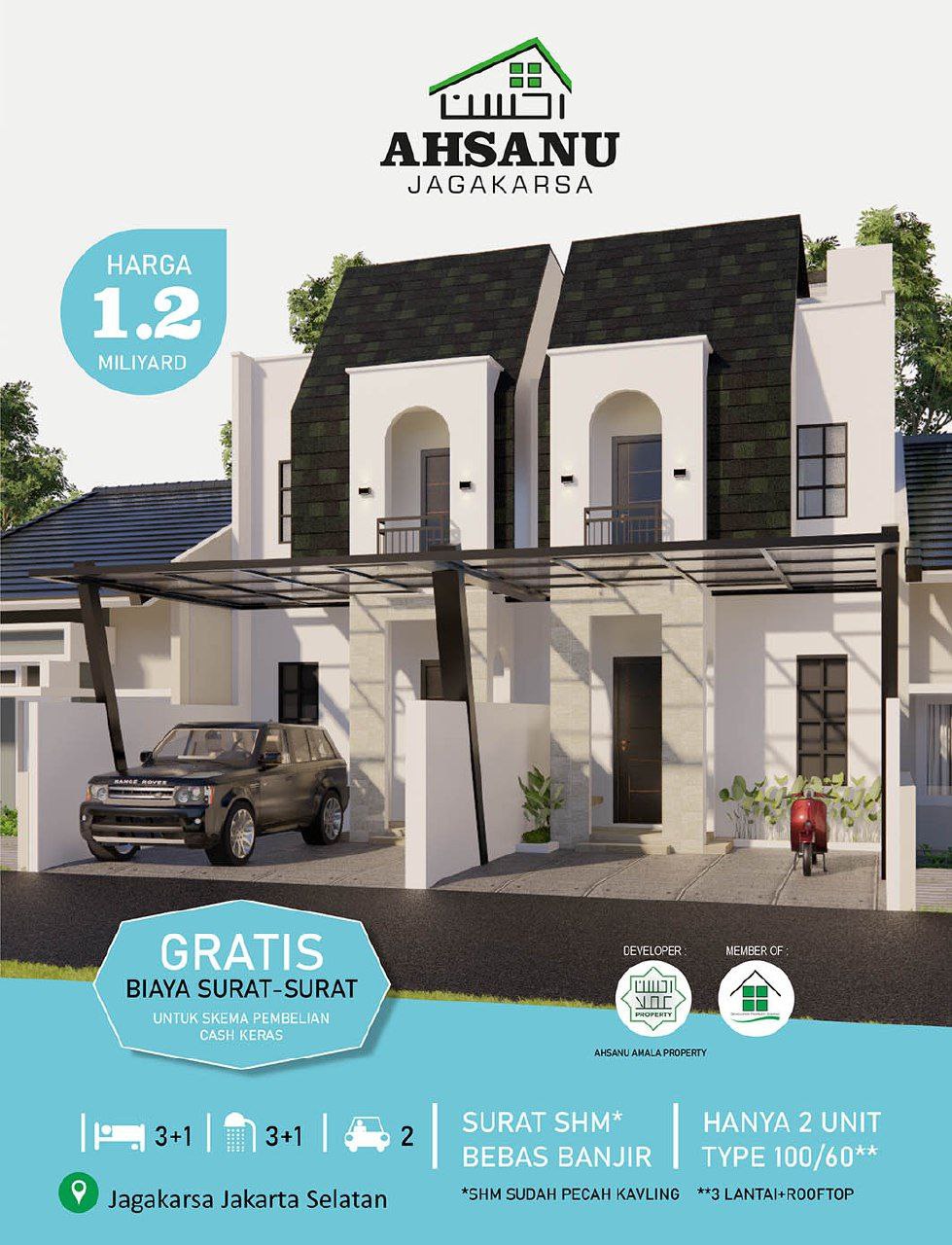 Rumah di Jakarta 4 Kamar type 110